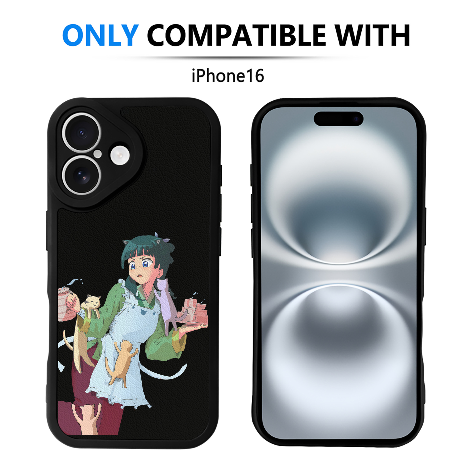 薬屋のひとりごと The Apothecary Diaries 【iPhone 16シリーズ対応】シリコンスマホケース（レザー調） 材質：シリコン